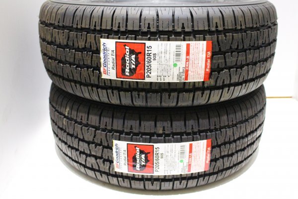 2023年製　送料無料　2本 ラジアルT/A 205/60R15 90S BF GOODRICH RADIAL T/A 個人宅配達OK BFG BFグッドリッチ_画像1