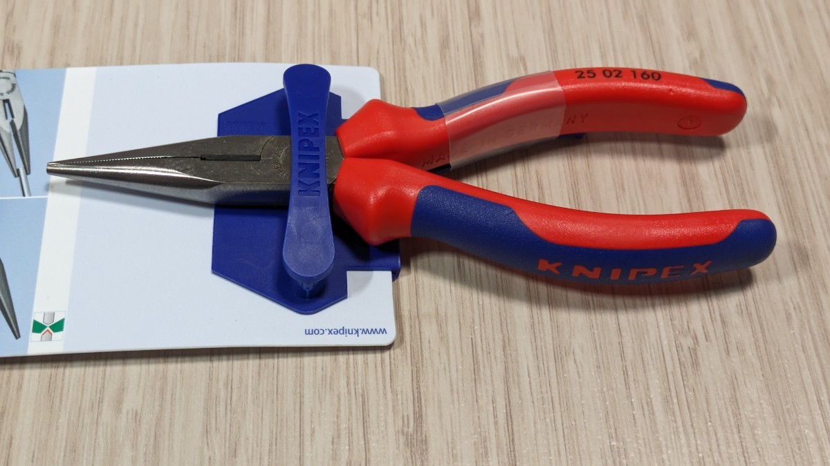 クニペックス【KNIPEX】160㎜2502-160（SB） ラジオペンチ 新品未使用★在庫あり