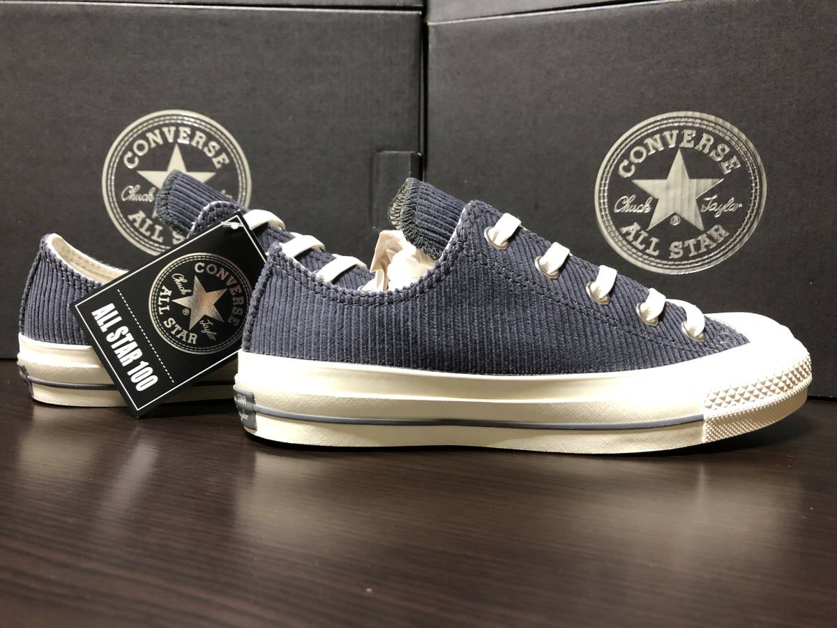 コンバース オールスター 100 ソフトコーデュロイ CONVERSE ALL STAR 100 SOFTCORDUROY OX 22.5cm GRAY【 チャックテイラー】_画像2