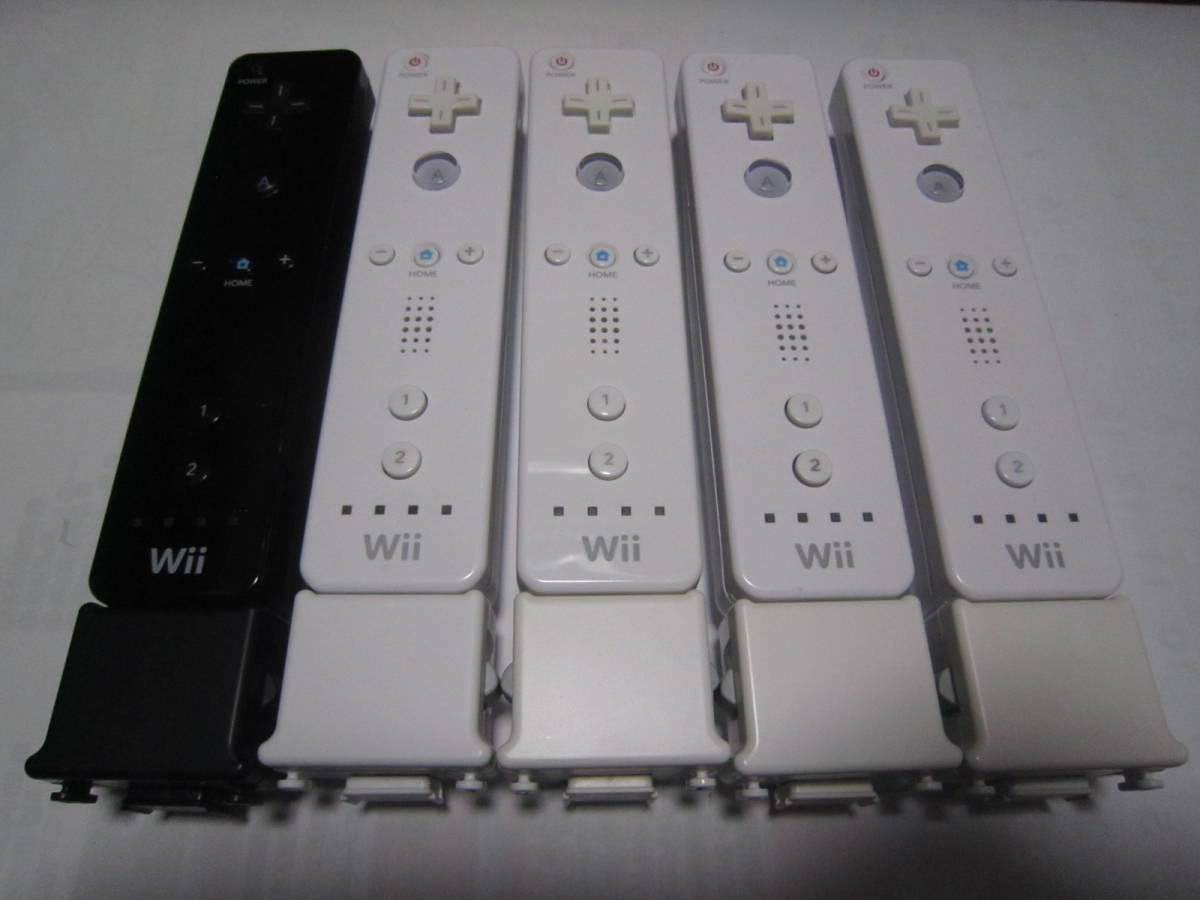 Wii リモコン 5個 (Wii モーションプラス 付 5個) ＋ ヌンチャク 2個 動作確認済_画像2