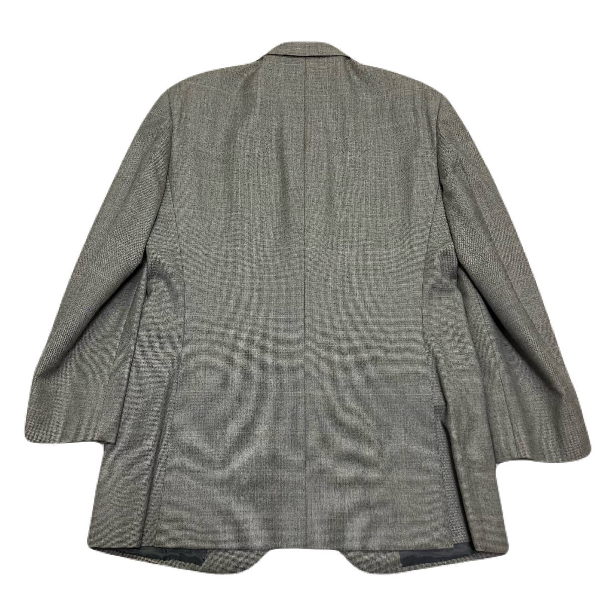 《美品》BEAMS F ビームスエフRING JACKET リングジャケットグレンチェック 格子柄 テーラードジャケット XLシングル 3B ウール100%_画像7