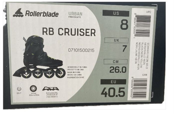 Rollerblade 07101500215 RB CRUISER インラインスケート ローラーブレード 26.0cmの画像7