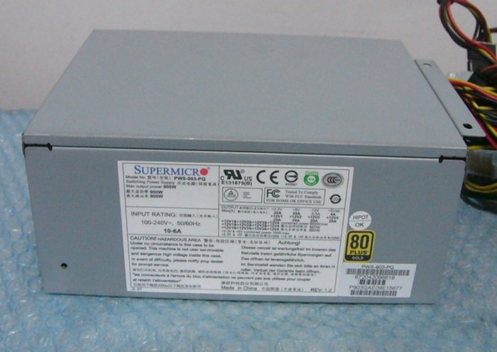 ya13 SUPERMICRO PWS-903-PQ 900W 電源 即決_画像3