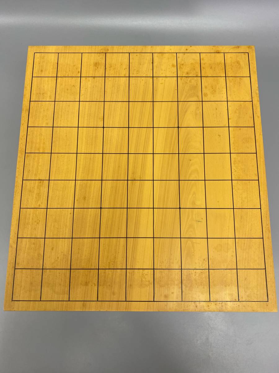 将棋盤 駒台 将棋駒付き 本黄楊銘掘 水無瀬 中古保管品 / 現状品 高級【0127k-5】_画像2