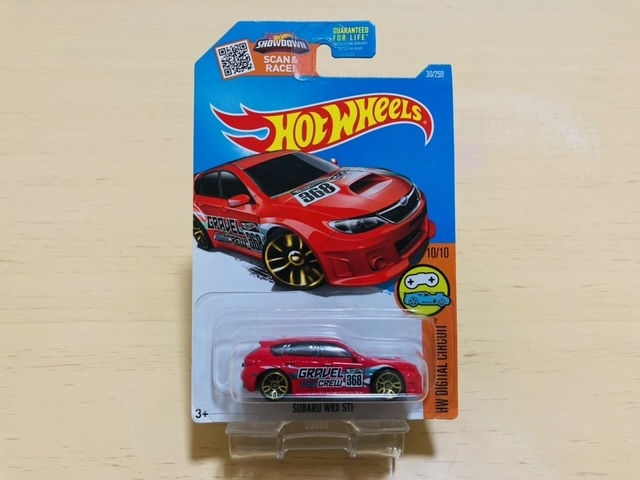 HOTWHEELS SUBARU IMPREZA WRX STI スバル インプレッサ 3代目 GRB 赤 WRC RALLY ラリー 富士重工 ホットウィール_画像1