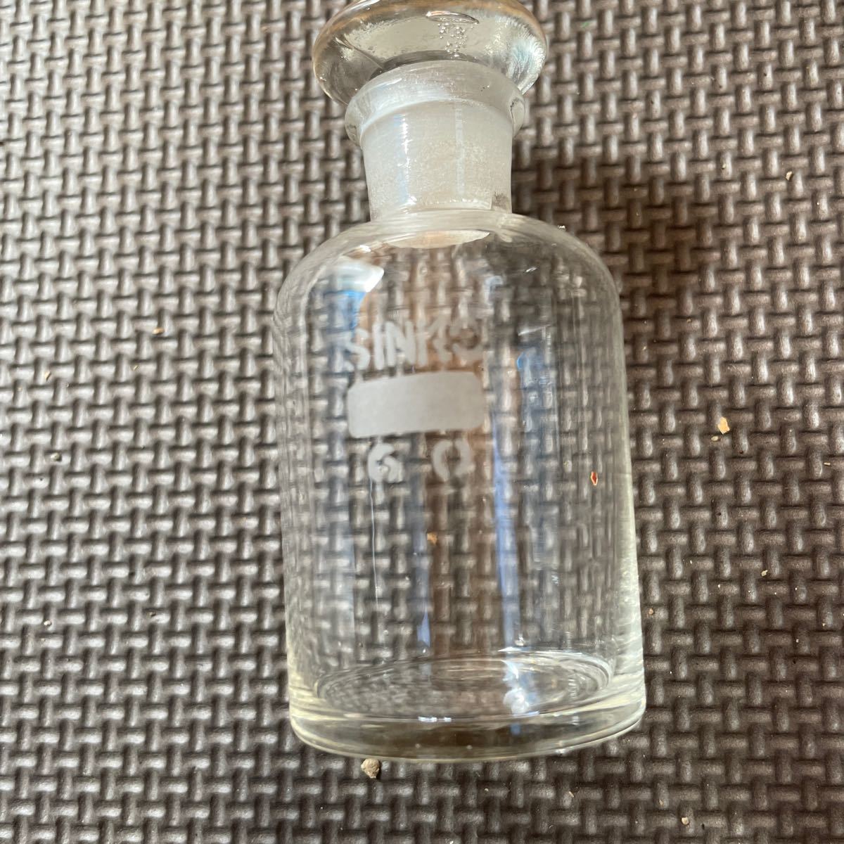 SINKO 60 レトロ 瓶 ガラス 薬瓶 ガラス瓶 アンティーク ガラス容器 6個　2024010201_画像4