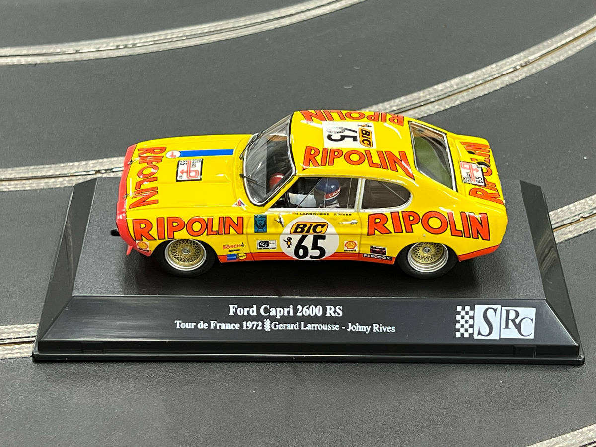 No.078 SRC Ford Capri 2600RS Tour de France 1972 Gerard Larrousse, Johny Rives [新品未使用 1/32スロットカー]