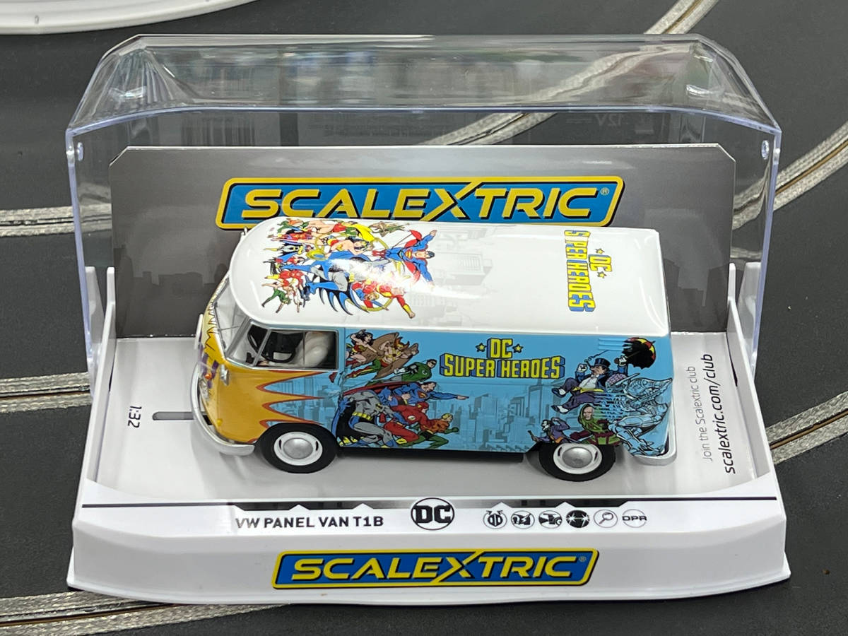 No.095 SCALEXTRIC VW Panel Van Tib DC Comics [ новый товар не использовался 1/32 слот машина ]