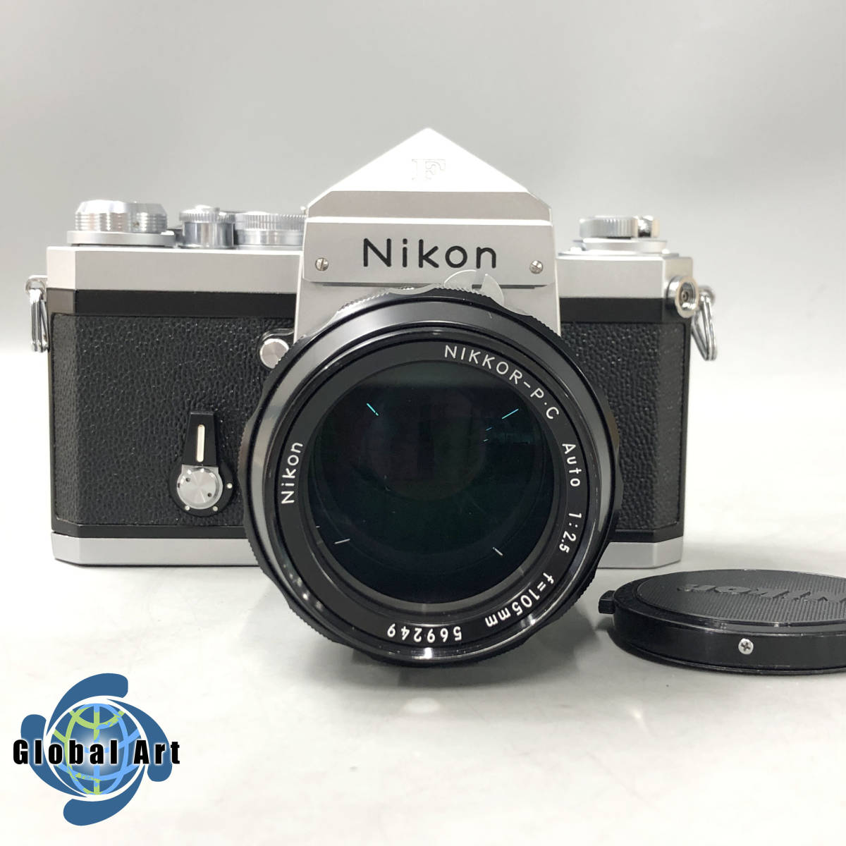 ★D11406/Nikon ニコン/一眼レフカメラ/MF/F/NIKKOR-P・C Auto 1:2.5 f＝105㎜/シャッターOK_画像1