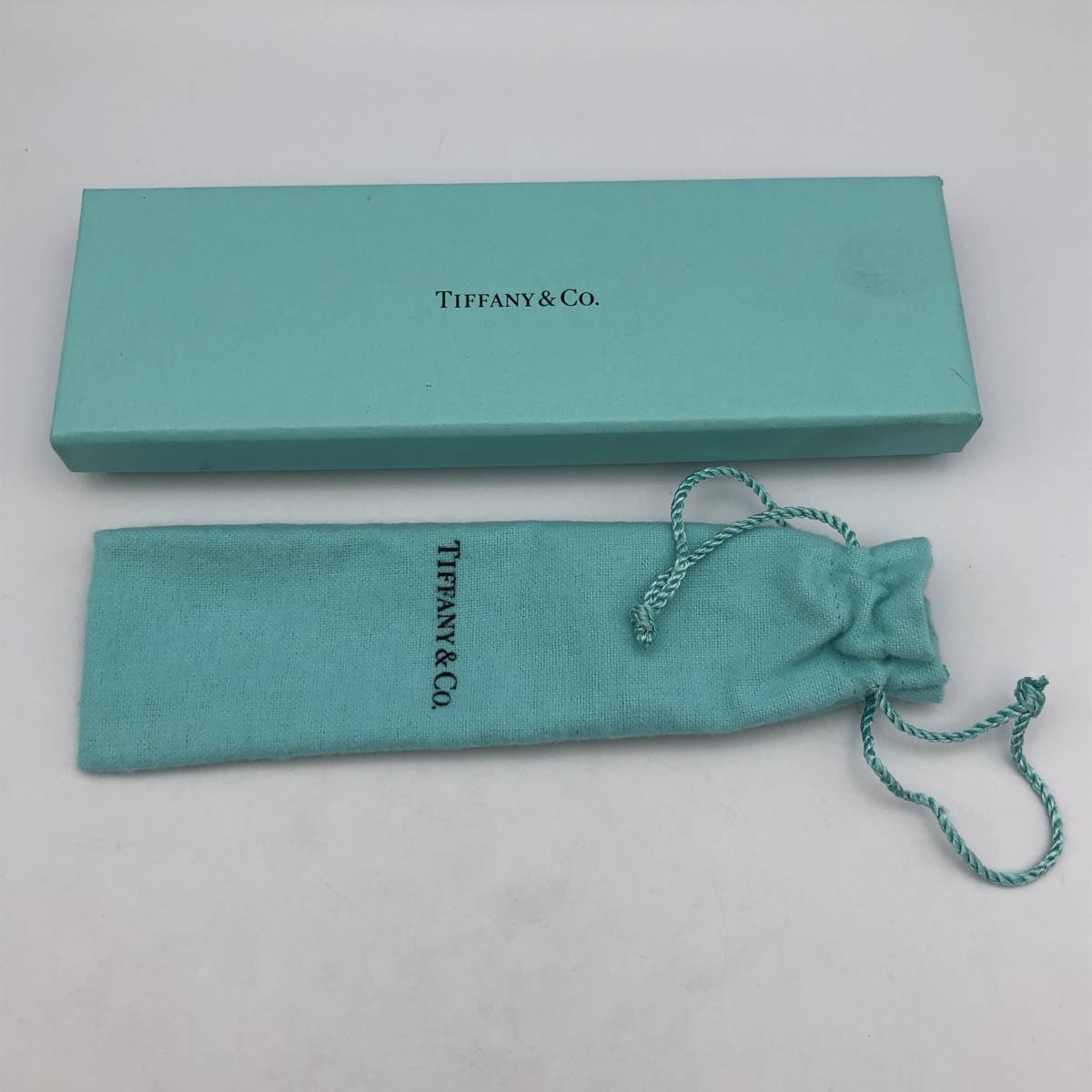 ★D12199/TIFFANY&Co. ティファニー/ボールペン/エルサペレッティ/ティアドロップ/925/ツイスト式/シルバー/箱・ケース付/筆記OK_画像10