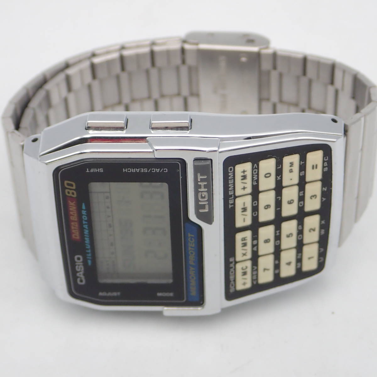 う12244/CASIO カシオ/データバンク80/クオーツ/メンズ腕時計/デジタル/電卓/DBC-810_画像2