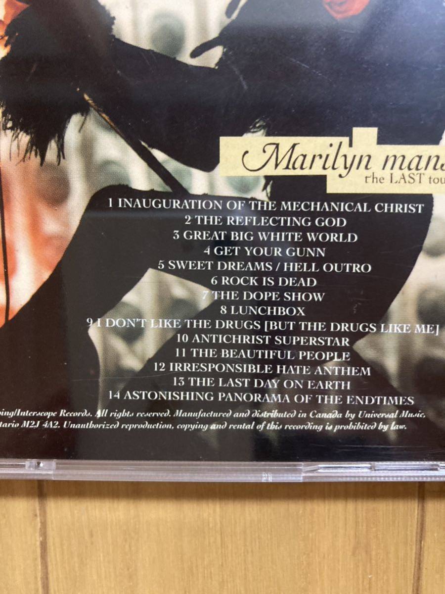 0{ зарубежная запись } жить [ Marilyn * Manson ][ The * последний * Tour * on * earth (THE LAST TOUR ON EARTH)]CD***