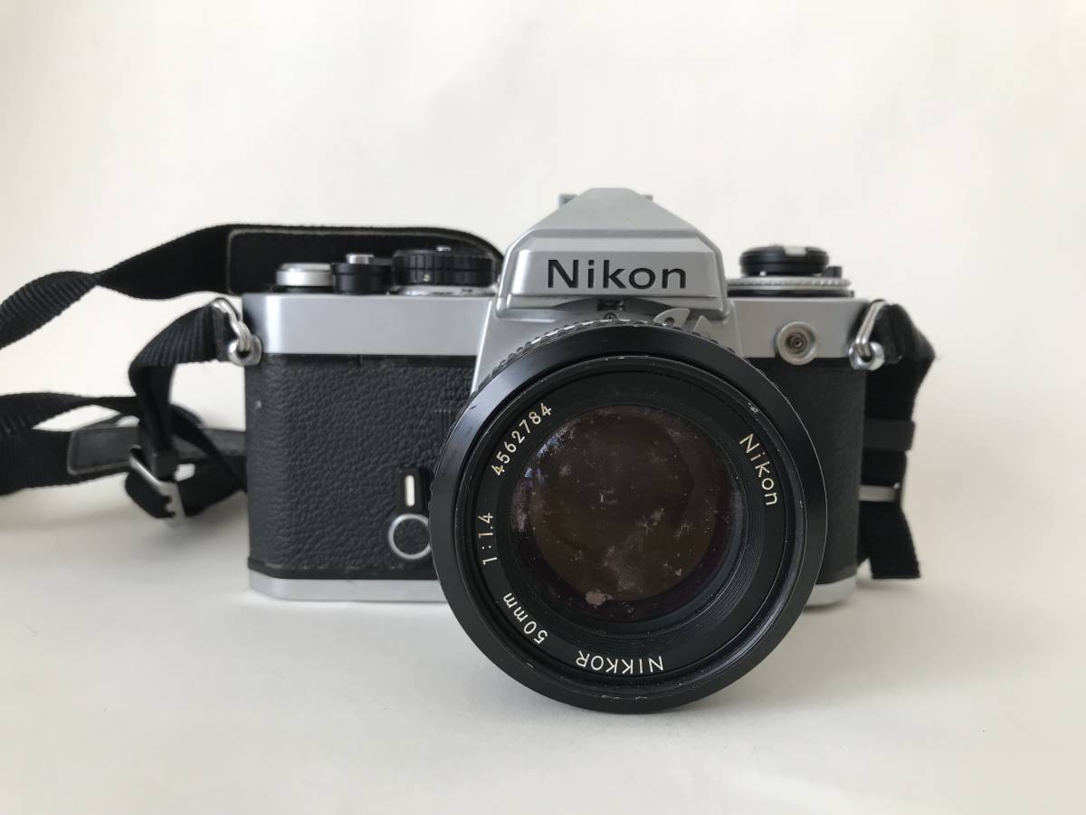 ③ Nikon FE ニコン フィルムカメラ ボディ レンズ ヴィンテージ vintage camera film camera 日本製 made in JAPAN 古いもの 現状品_画像4