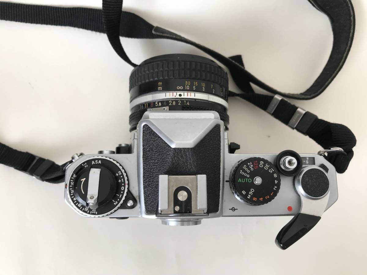 ③ Nikon FE ニコン フィルムカメラ ボディ レンズ ヴィンテージ vintage camera film camera 日本製 made in JAPAN 古いもの 現状品_画像9