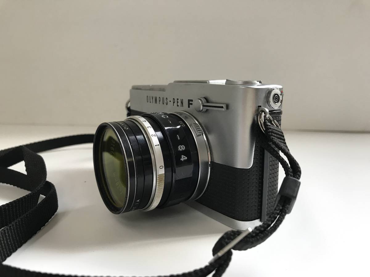 OLYMPUS PEN-F オリンパス フィルムカメラ 一眼レフカメラ Auto-S 1:1,8 f=38mm 中古 古いもの ヴィンテージ vintage film camera 現状品_画像7