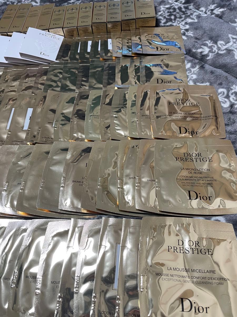 Dior ディオール 試供品 サンプル 99点 プレステージ カプチュール スノー 美容液 クリーム 化粧水 洗顔 下地 
