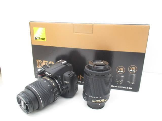 ★ Nikon デジタル一眼レフカメラ D5000 ダブルレンズズームキット ◆中古超美品◆シャッター50回未満_画像5