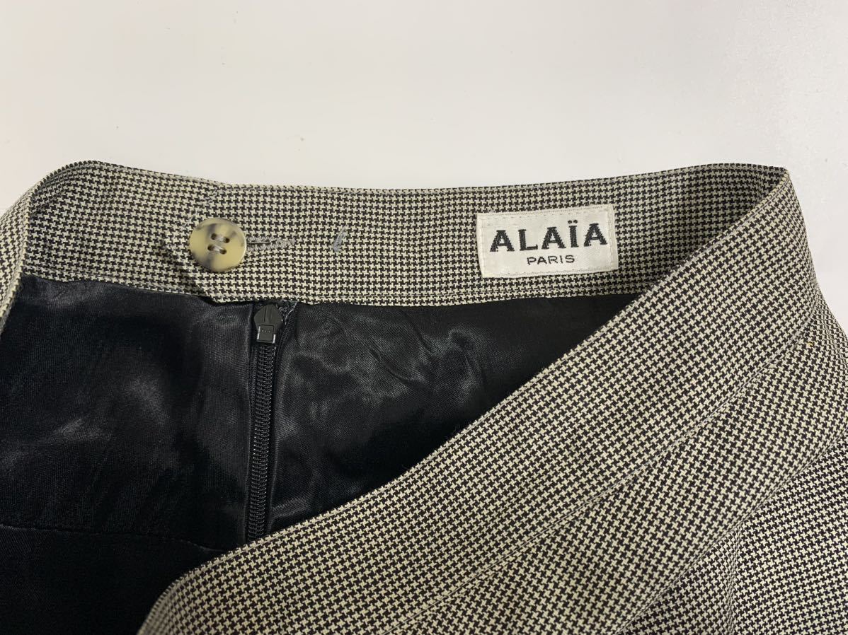 ALAIA vintage プリーツスカート ロングスカート サイズ36 アライア アズディンアライア 貴重　ヴィンテージ 80s 90s _画像3