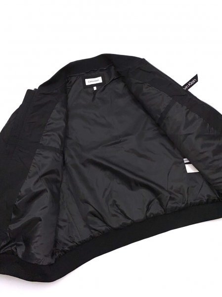 Calvin Klein カルバンクライン MA-1 ブルゾン キルティング ボマー ジャケット 1419093-001 ブラック M_画像3