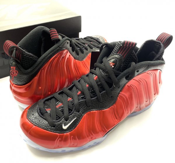 NIKE AIR FOAMPOSITE ONE ナイキ エア フォームポジット ワン 箱有 定価3.3万 DZ2545-600 メタリックレッド 26.0_画像1