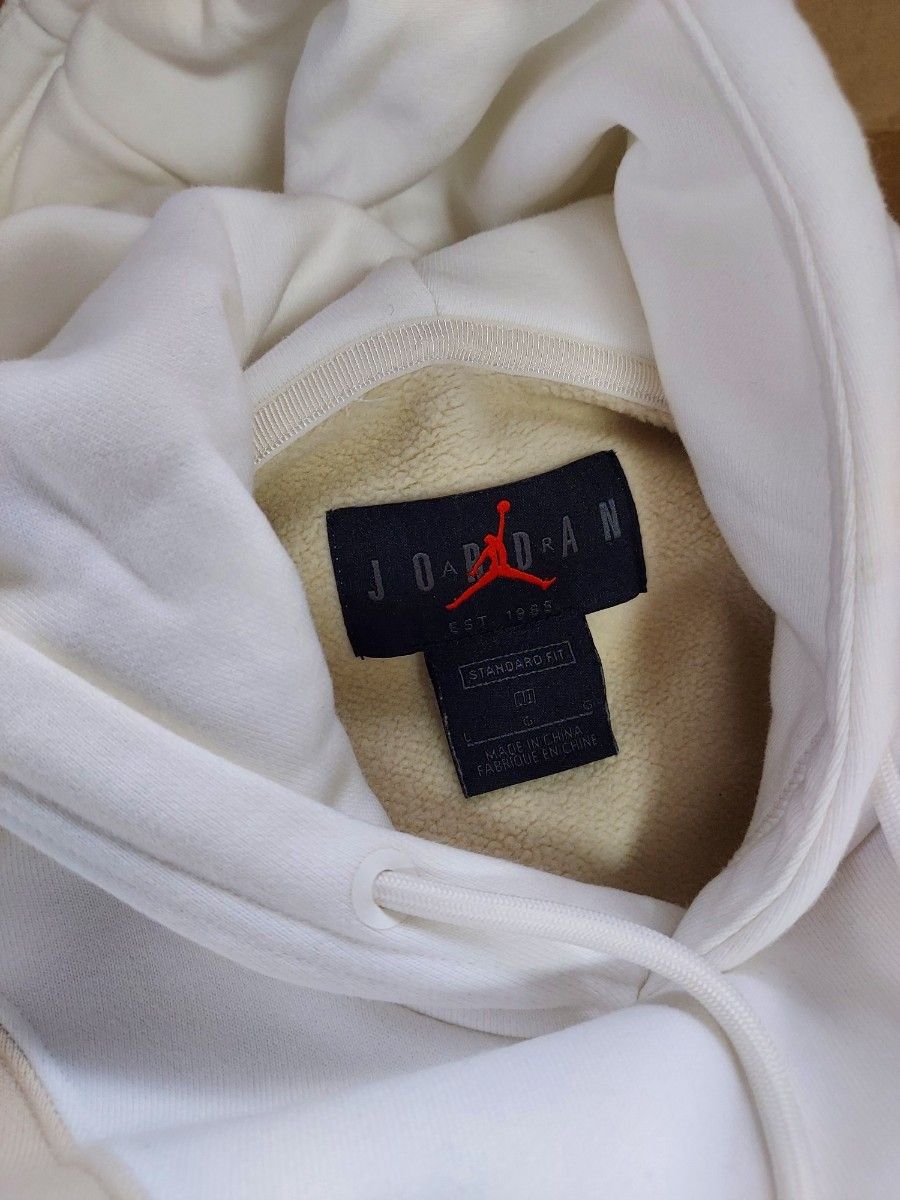 激レア】~Off-White~ AIR JORDAN 刺繍ロゴ プルオーバー L 激レア】~Off-White~ AIR JORDAN 刺繍ロゴ プルオーバー L
