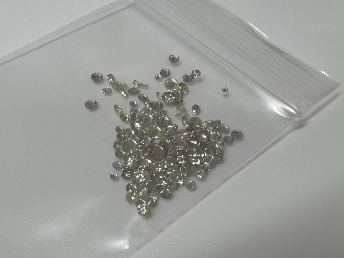 A1★合計約6.22ct★ 天然 ダイヤモンド ルース 最落なし メレダイヤ おまとめ 宝石 jewelry_画像10