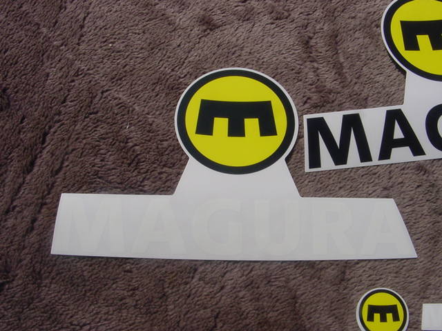 MAGURA original sticker Set new goods unused 