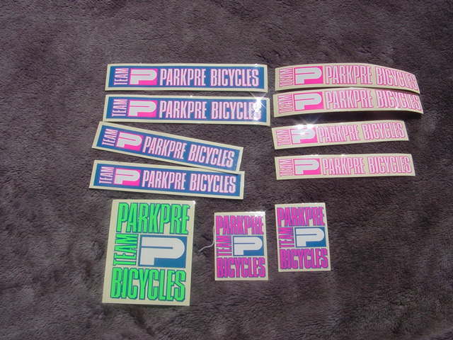 PARKPRE BICYCLES sticker Set 未使用品の画像1