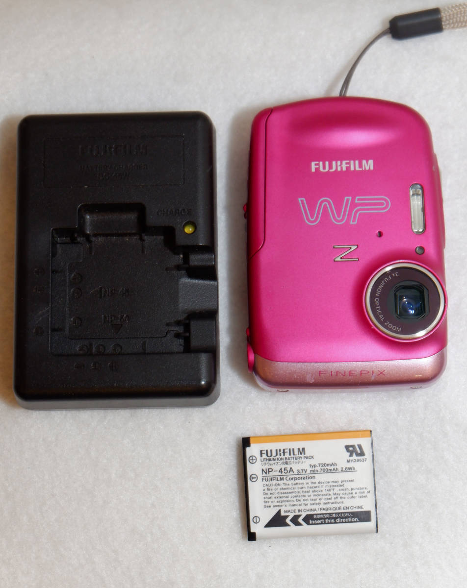 【動作品】 FUJIFILM FinePix Z33 WP 防水カメラ フジフィルム ファインピクス_画像5