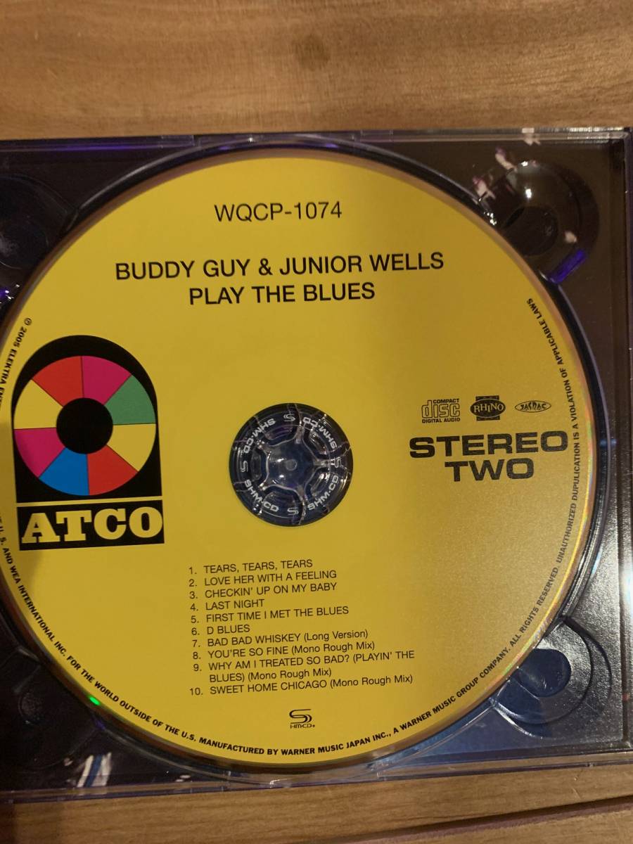 2SHM-CD【歌詞／対訳／日本語解説付】Buddy Guy & Junior Wells / Play The Blues Rhino Handmade ライノ・ハンドメイド WQCP-1073/4_画像4