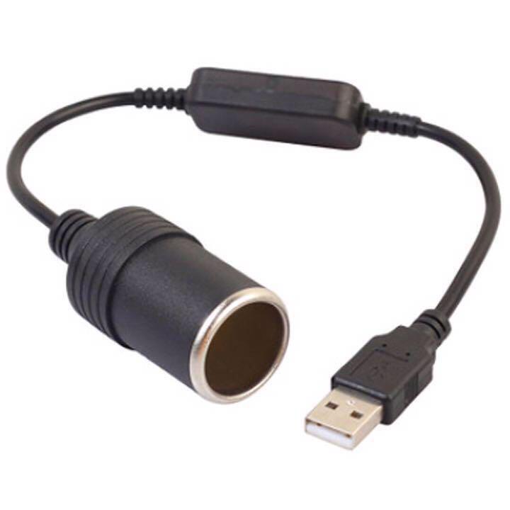 USBポートをシガーソケット変換アダプター コンバーター 5V 12V 35cm_画像2