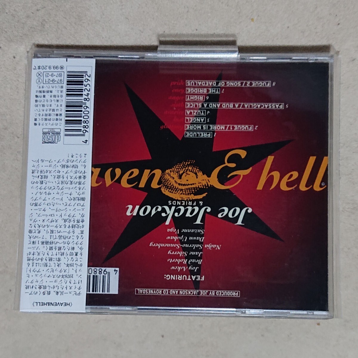 【CD】ジョー・ジャクソン/ヘヴン&ヘル Joe Jackson & Friend/heaven & bell《国内盤》_画像2