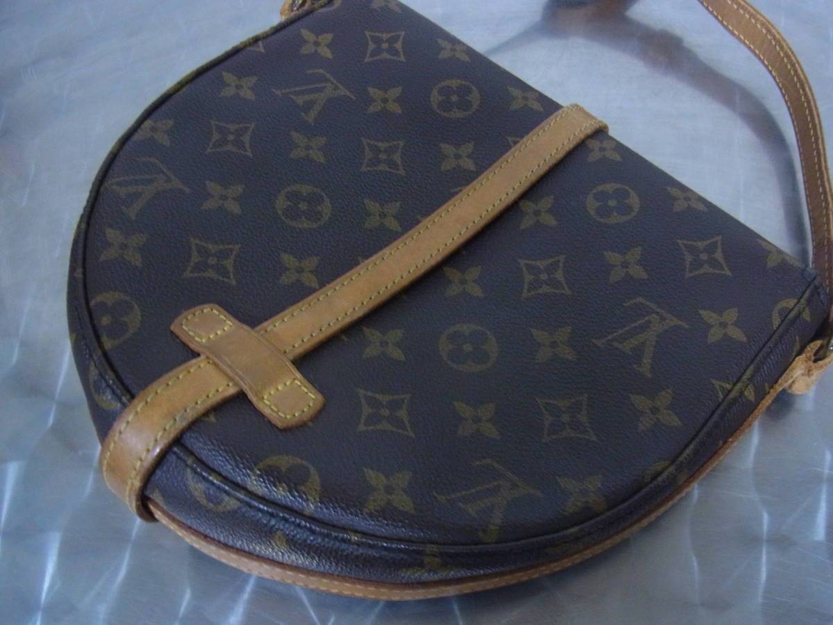 【1円～】ルイヴィトン/LOUIS VUITTON ショルダーバッグ M51233 シャンティMM モノグラム・キャンバス モノグラム_画像2