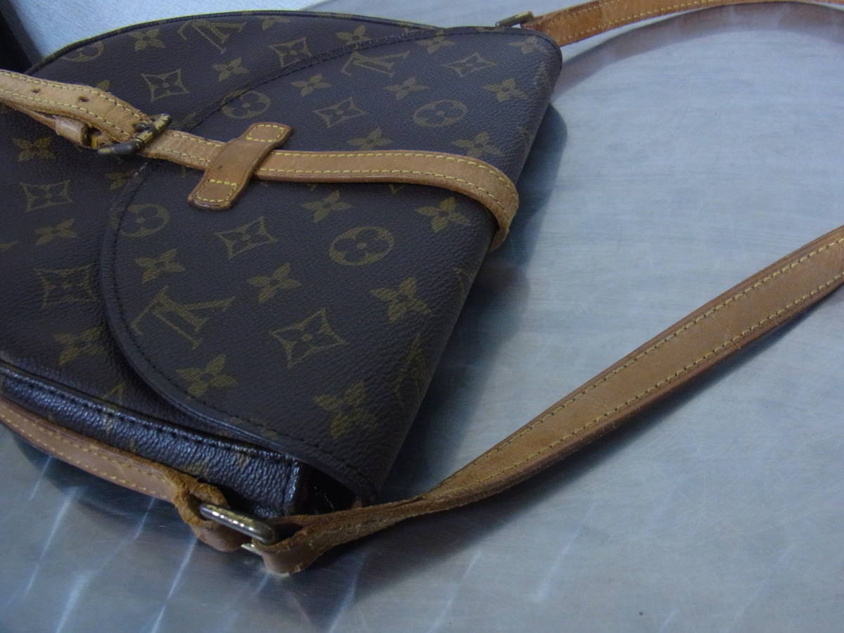 【1円～】ルイヴィトン/LOUIS VUITTON ショルダーバッグ M51233 シャンティMM モノグラム・キャンバス モノグラム_画像6