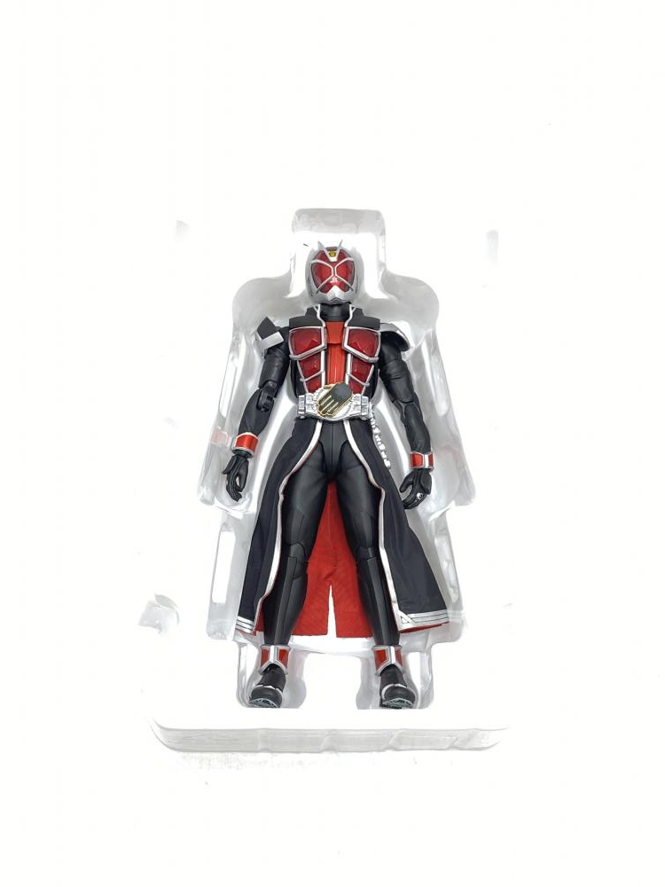 【中古】S.H.Figuarts 真骨彫製法 仮面ライダーウィザード フレイムスタイル SHフィギュアーツ[240095234206]_画像2