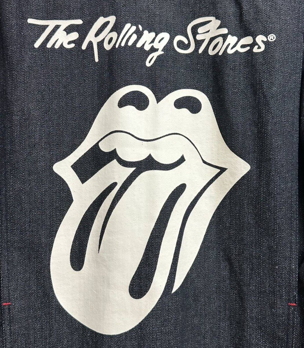 新品未使用品 RollingStones ローリングストーンズ オールインワン 絶版 ツナギ デニム デッドストック_画像9