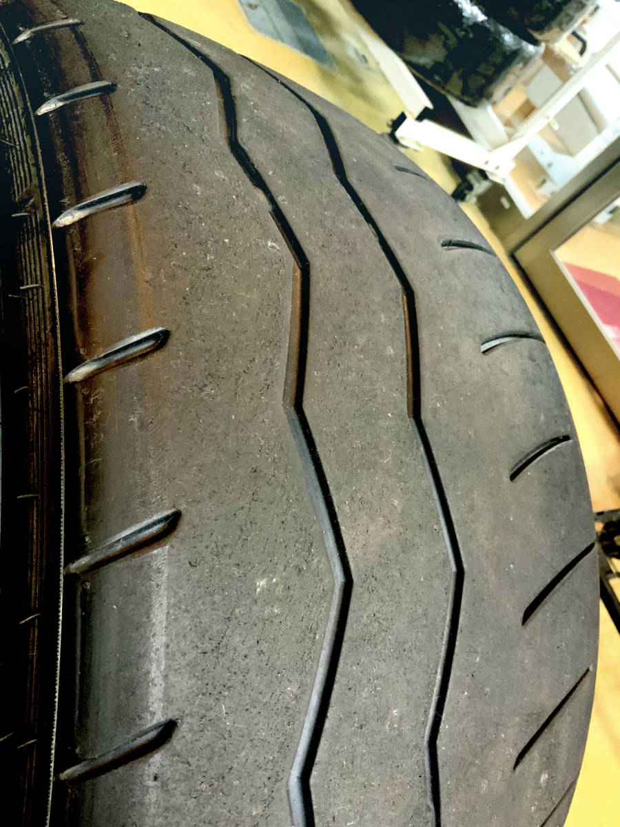 【美品】DIREZZA β10　■１8インチ4本セット　255/40R18　WRXインプレッサランエボなど　DUNLOPRE71RSZⅢAD08RA052ハイグリップラジアル■_雨のみの使用なので肌の状態は良いです