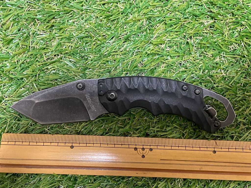 KERSHAW #026 Shuffle 8700TBLKBW カーショウ フォールディングナイフ 折りたたみナイフ_画像5