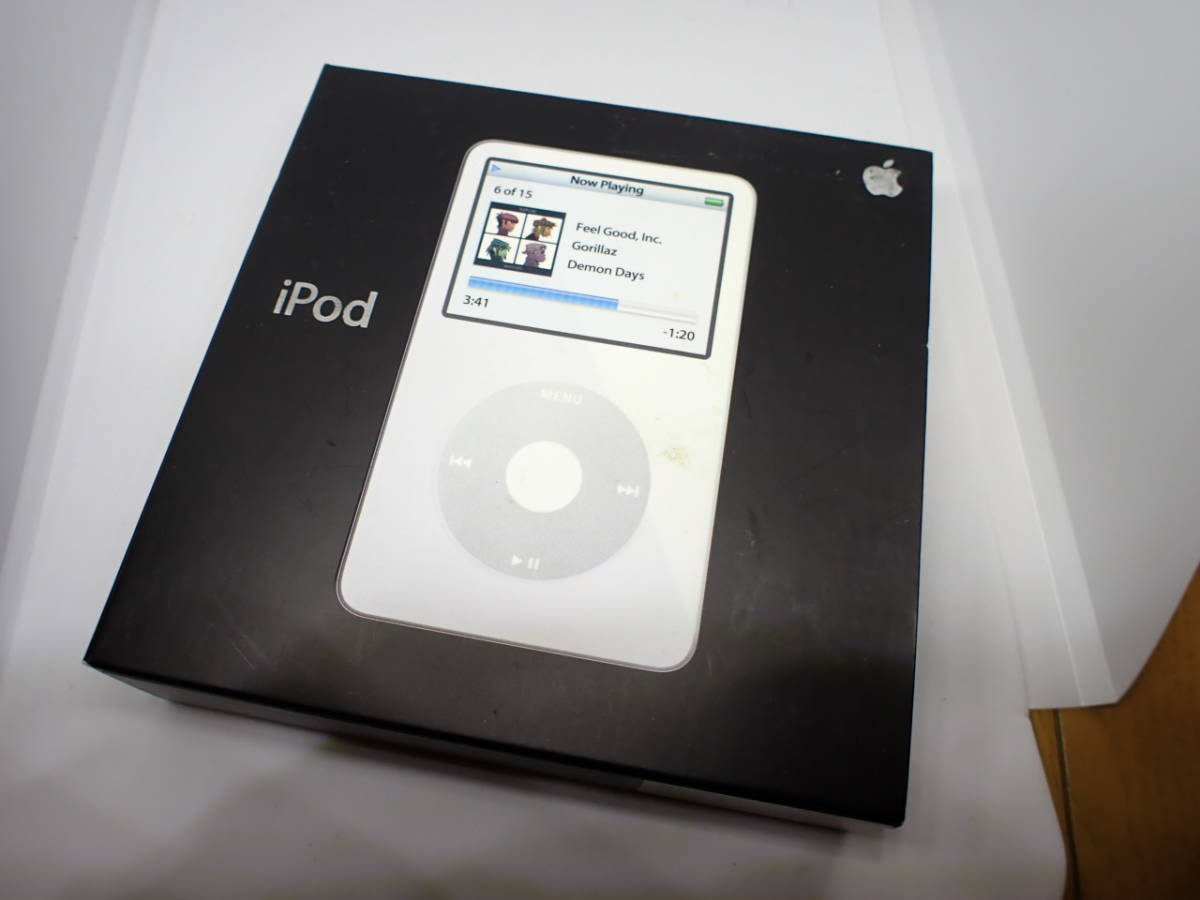 動作確認済み　iPod Classic 第5世代 MA002J/A　512GB大容量SD、新品バッテリー、外装交換済み　アイポッド　クラッシック