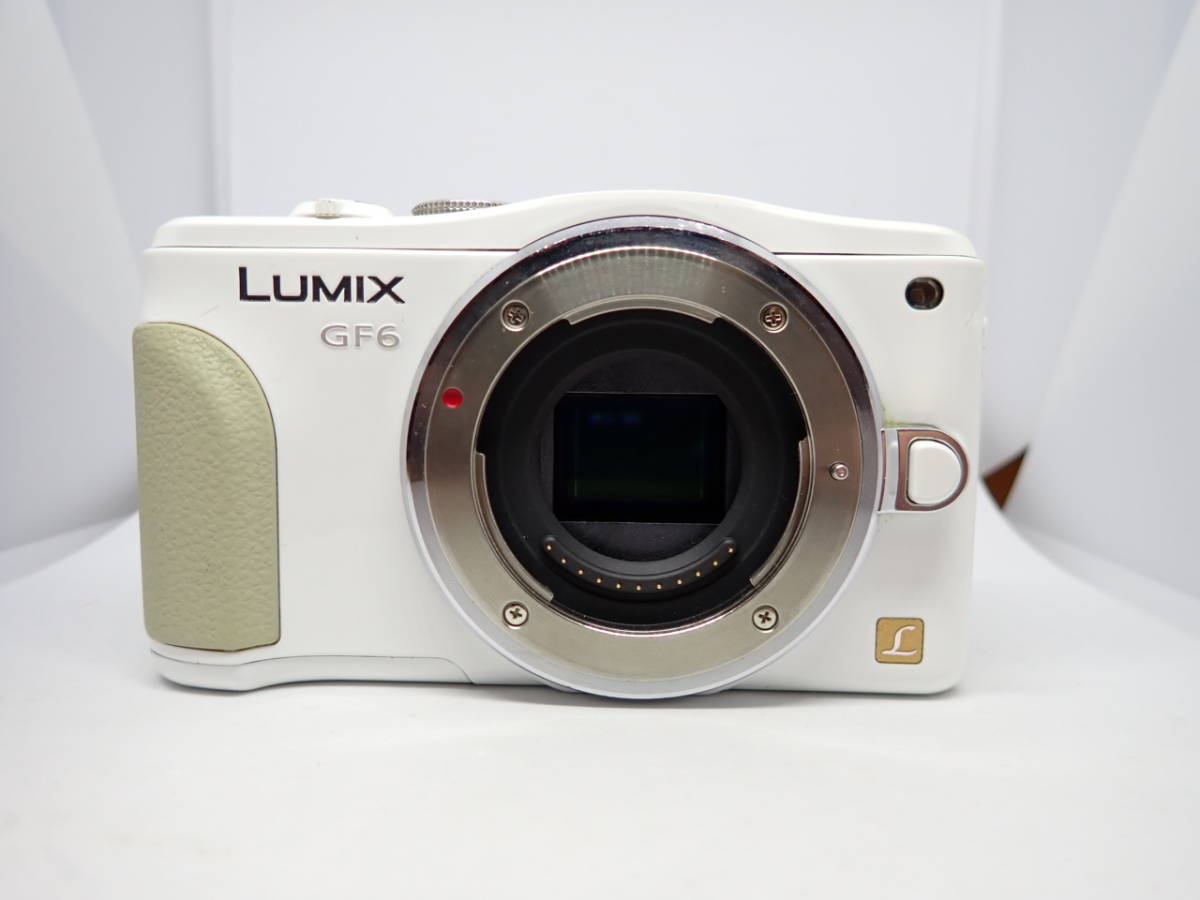 ジャンク　Panasonic　LUMIX　DMC-GF6　パナソニック　ルミックス　ＧＦ－６　ホワイト_画像1