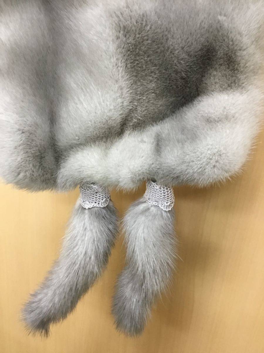 [T][11120]SAGA MINK shawl stole case attaching SaGa mink mink fur stole tippet collar to coil real fur fur 