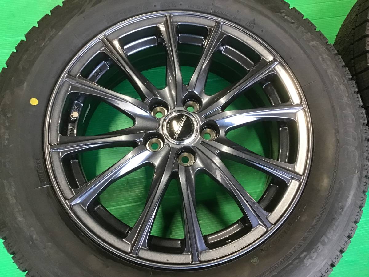 未使用! 195/65R16 ブリヂストン VRX2 WAREN アルミホイール 4本 スタッドレス 6J +40 PCD100 5穴 ライズ ロッキー ハイブリッド_画像5