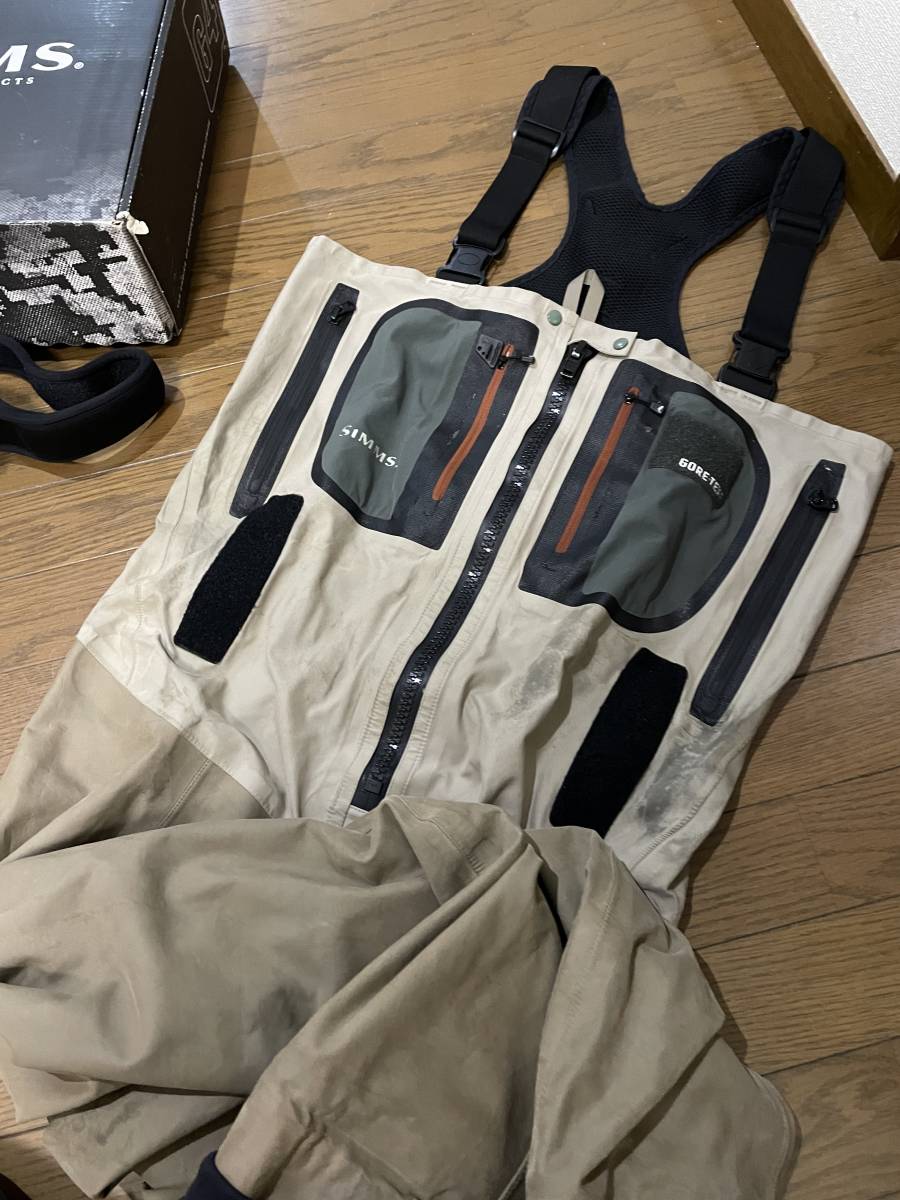 SIMMS Syms G4Z STOCKIGFOOT WADERS stockings foot waders US M size 