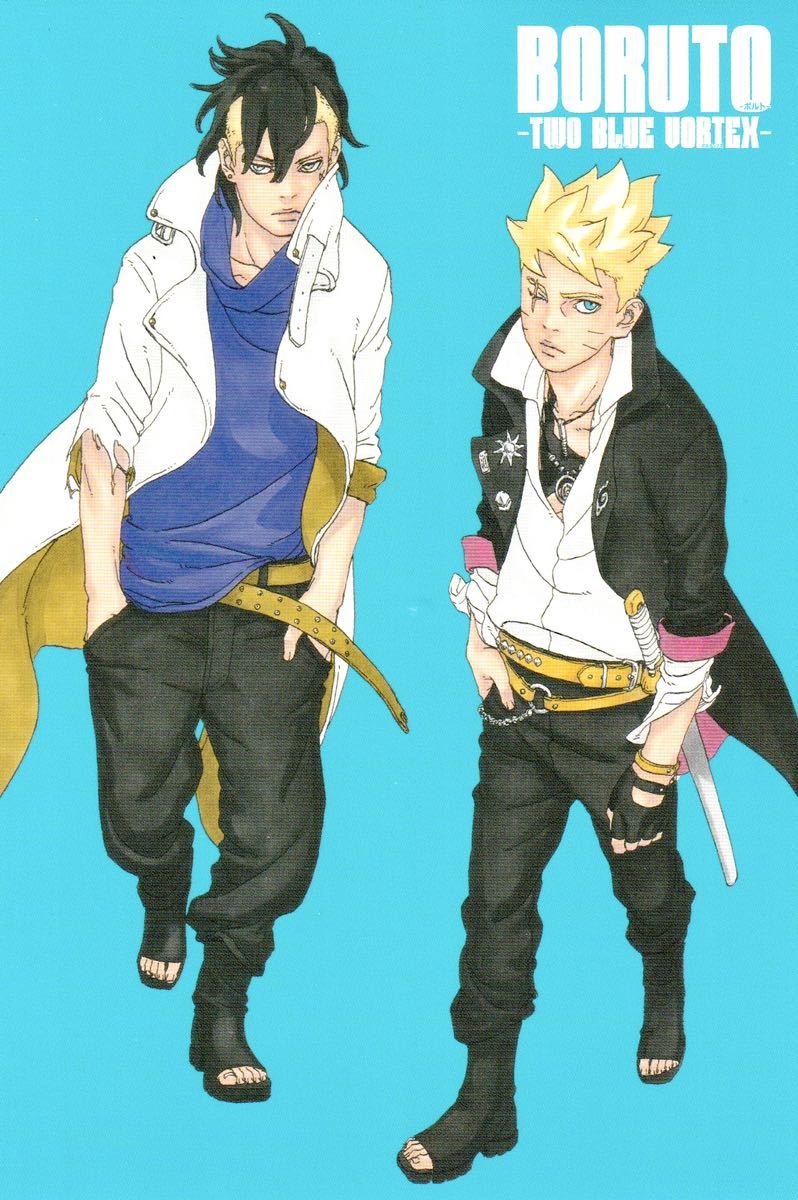 ジャンプフェスタ2024 JUMP FESTA 2024 JF BORUTO ボルト TWO BLUE VORTEX【ポストカード】★非売品 ボルト カワキ 岸本斉史 NARUTO ナルト_画像1