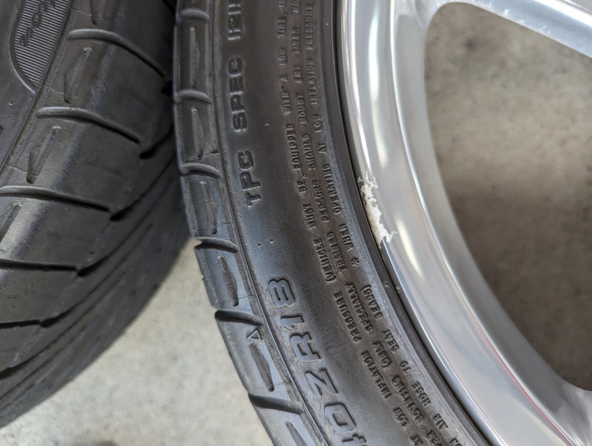 ★285/35R19 245/40R18 コルベット　C6　純正ホイール　4本セット_画像8