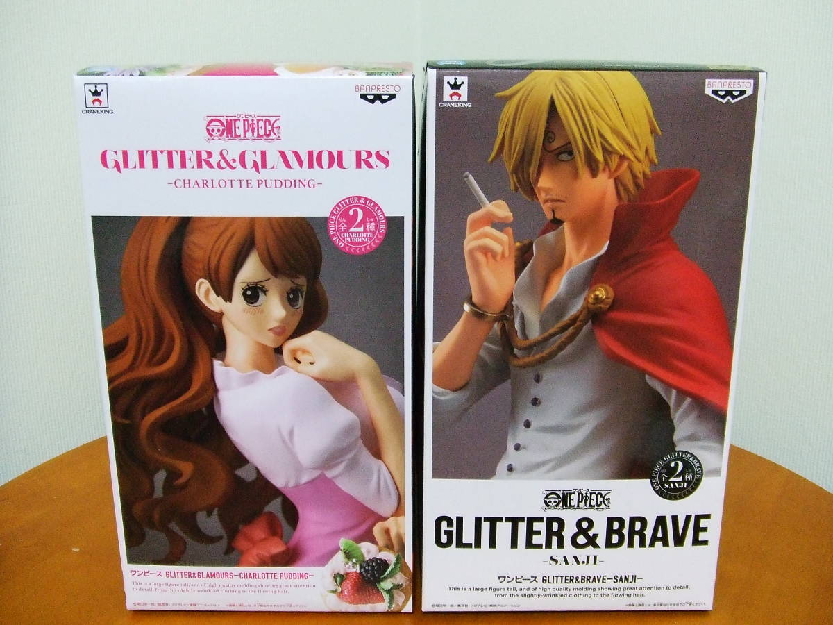 ②緊身滑雪服★GLITTER    原文:②ワンピース★GLITTER&BRAVE SANJI サンジ、GLITTER&GLAMOURS CHARLOTTE PUDDING シャーロットプリン フィギュア2点セット