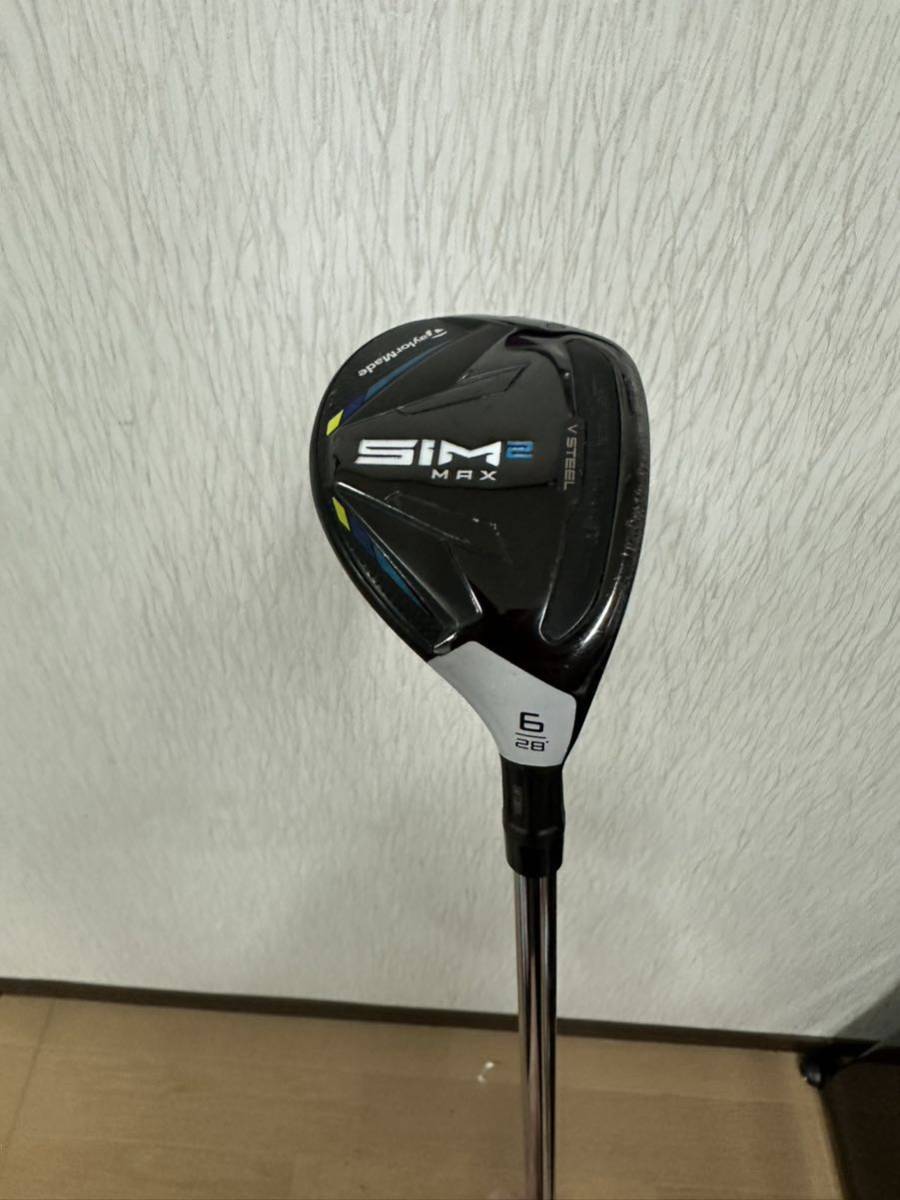 テーラーメイド TaylorMade SIM2 MAX ユーティリティ6U 28° KBS MAX MT85 JP Sシャフト_画像1