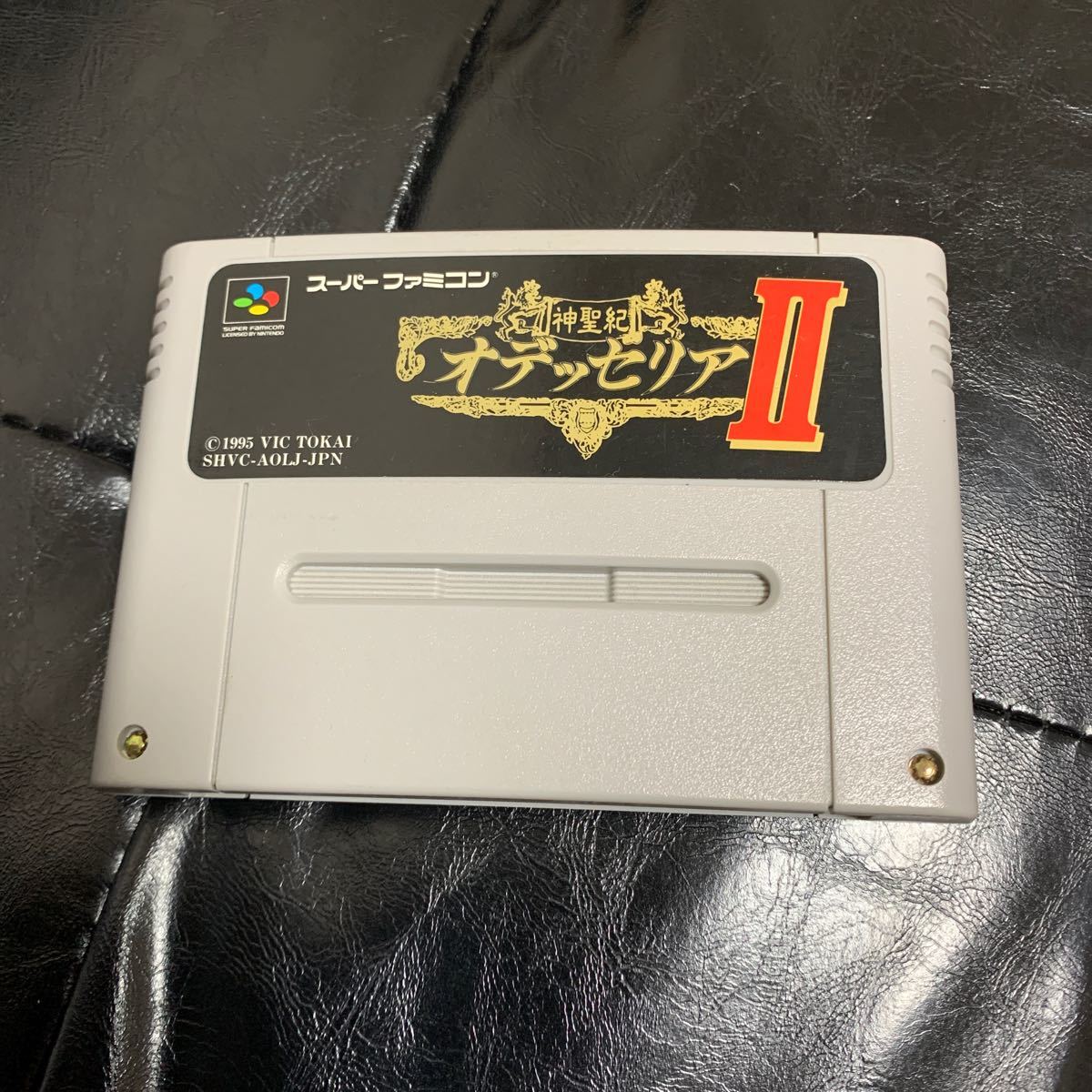 神聖紀 オデッセリア Ⅱ スーパーファミコン スーファミ カセット VIC TOKAI Nintendo 任天堂 _画像1
