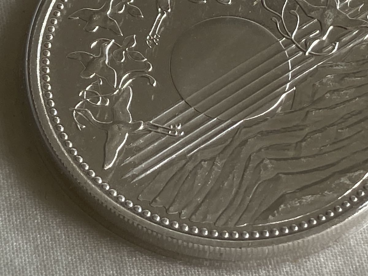 天皇陛下御在位60年記念 壱万円 61年 銀貨 ブリスターパック 約21.5gの画像5