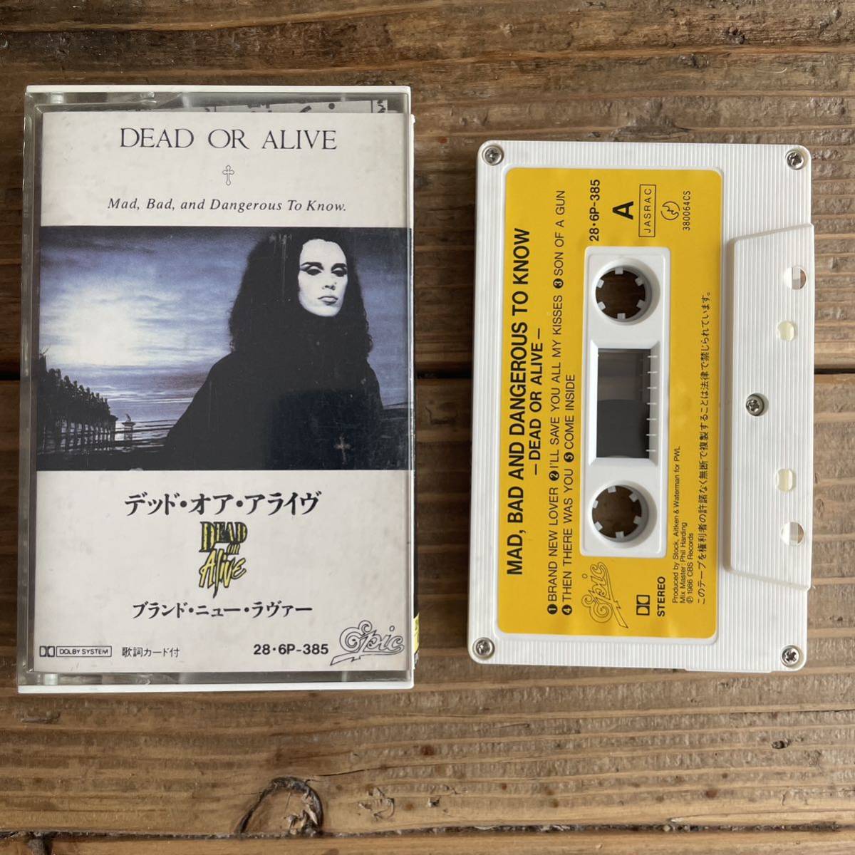 DEAD OR ALIVE デッド・オア・アライヴ / Mad,Bad and Dangerous To Know /ブランニュー・ラヴァー カセットテープ Pete Burnsの画像1